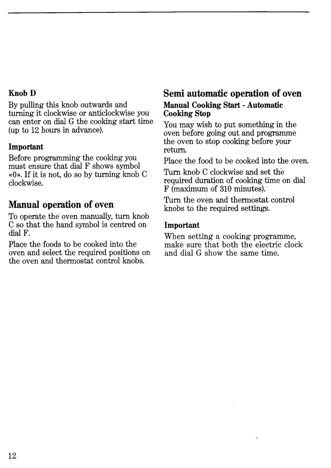 Zanussi EC 9614 - A, EC 5614 - A manual 