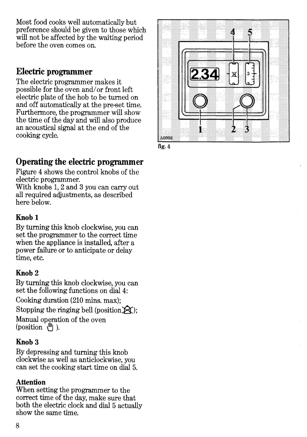 Zanussi EC19 manual 