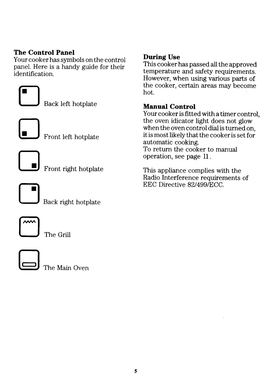 Zanussi EC9512 manual 