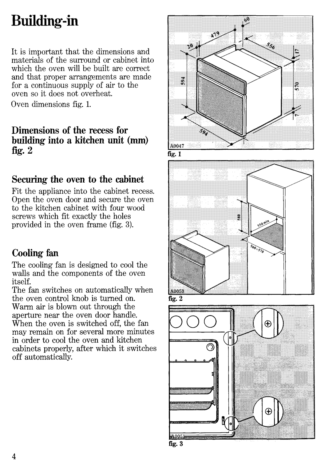 Zanussi FB 515 manual 