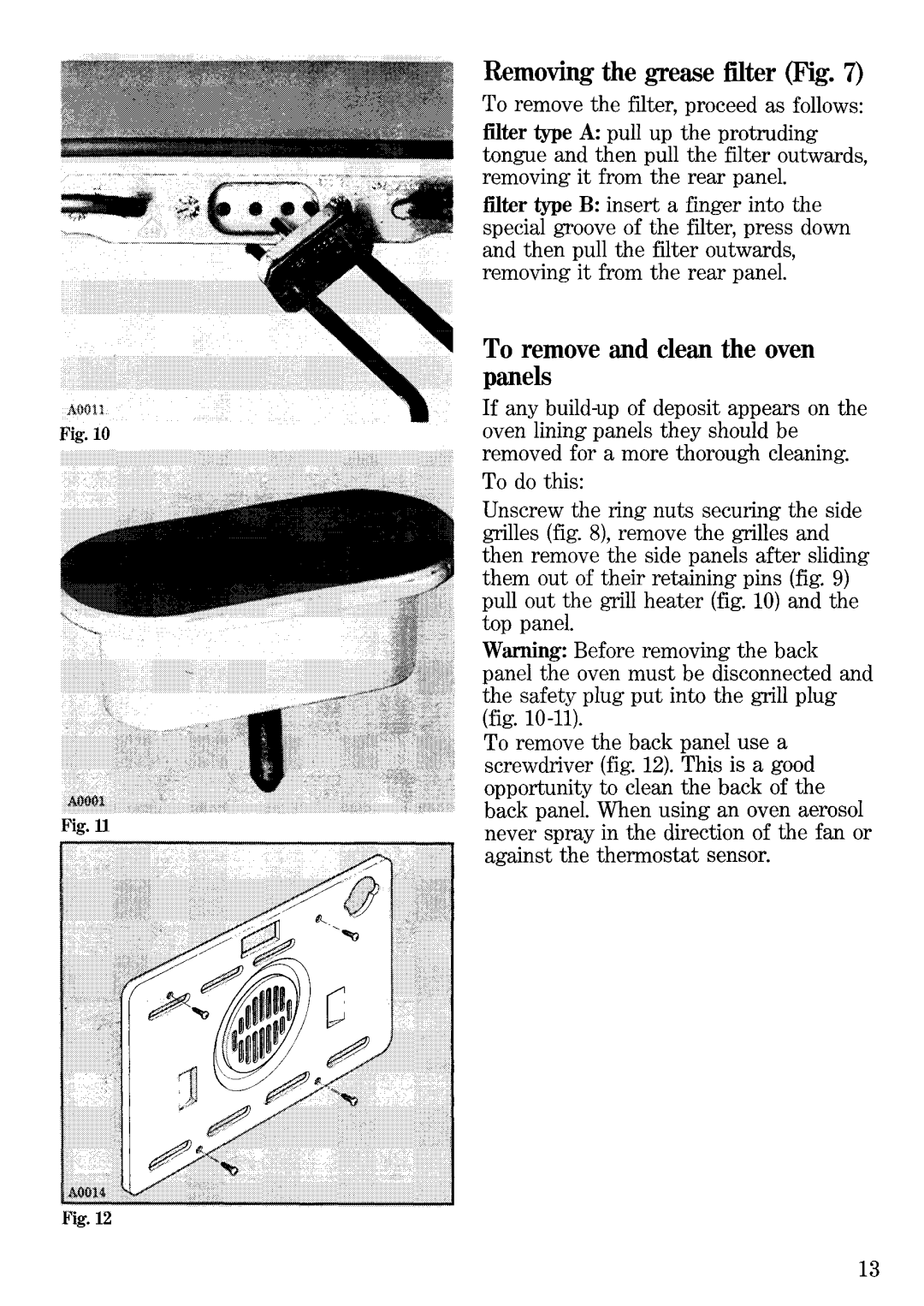 Zanussi FB513M manual 