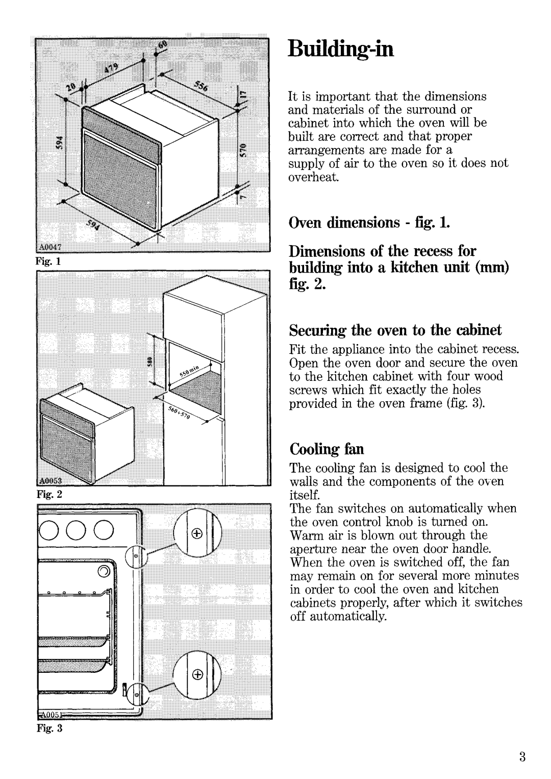 Zanussi FB513M manual 