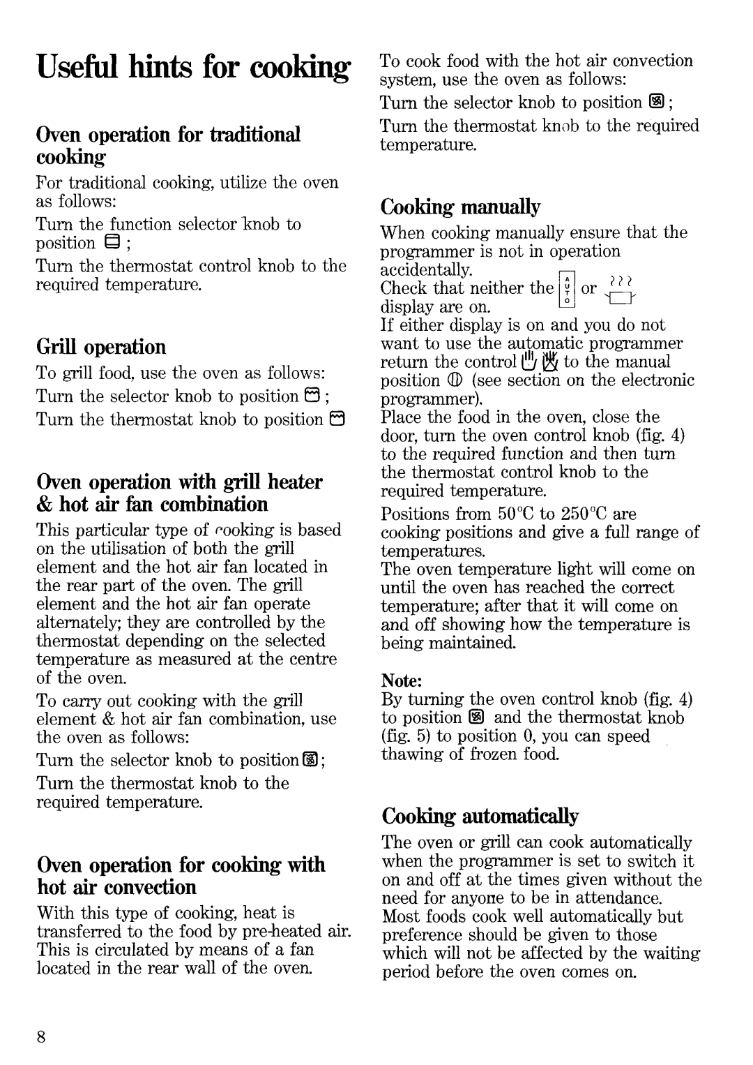 Zanussi FB513M manual 