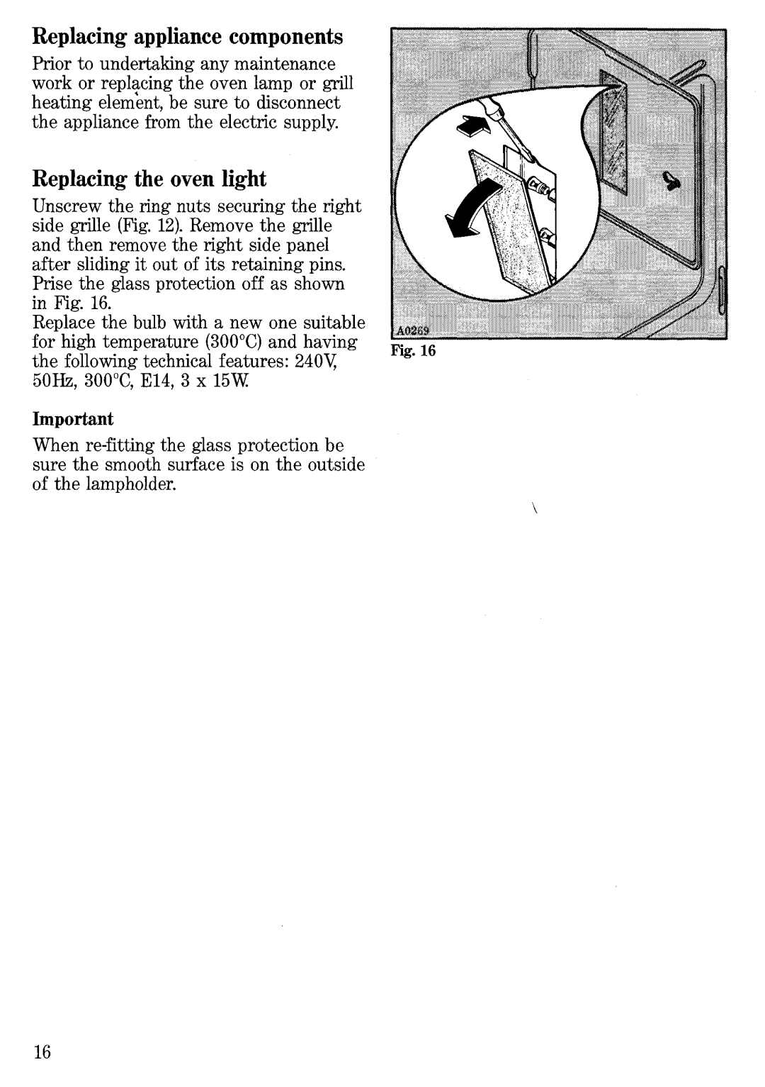 Zanussi FBi 624 manual 