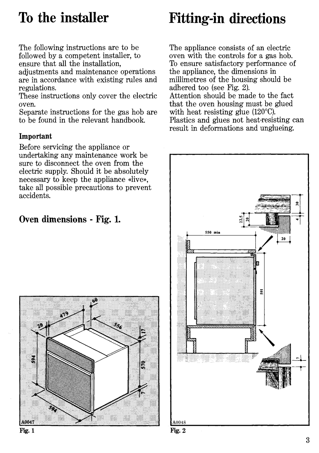 Zanussi FBi 624 manual 