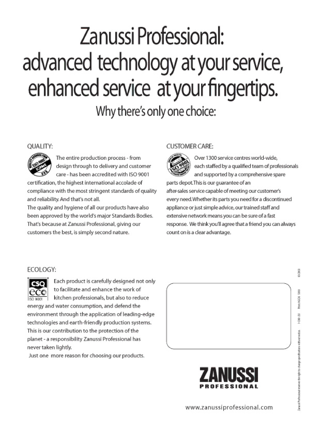 Zanussi FCF102E, FCF101E, FCF101G, FCF61E, FCF201G, FCF202E, FCF102G, FCF201E, FCF61G, FCF202G manual 