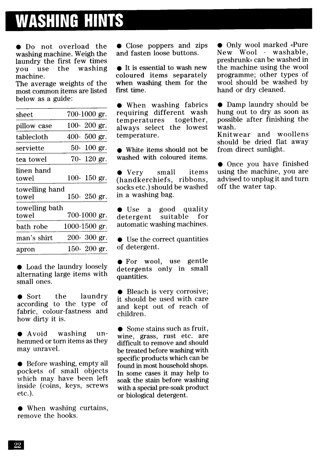 Zanussi FJ 1033 manual 