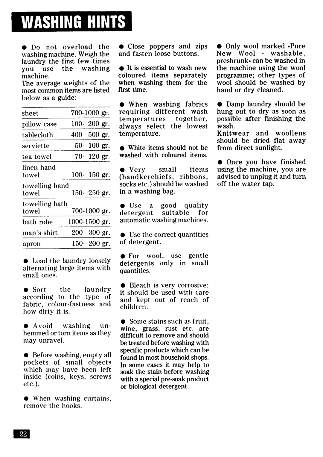 Zanussi FJ 831 manual 