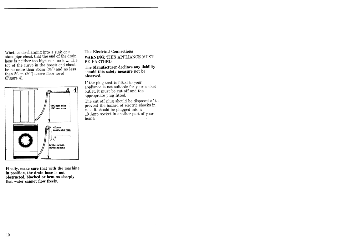 Zanussi FJ1011/A manual 