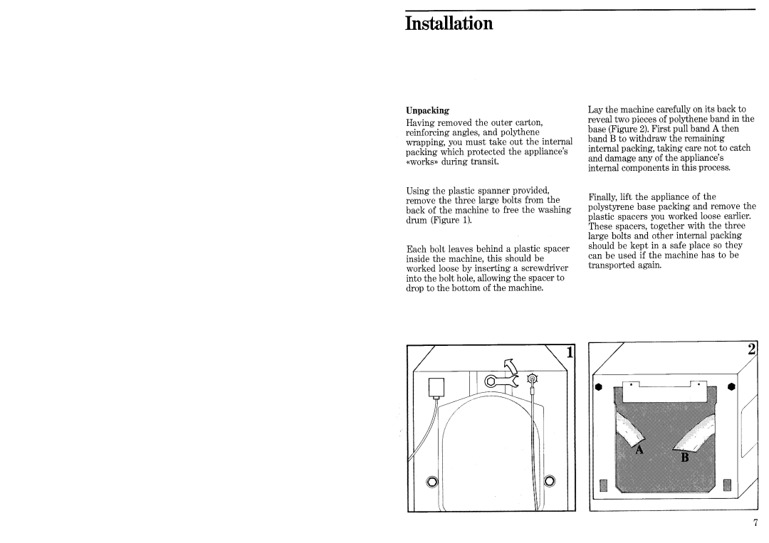 Zanussi FJ1011/A manual 