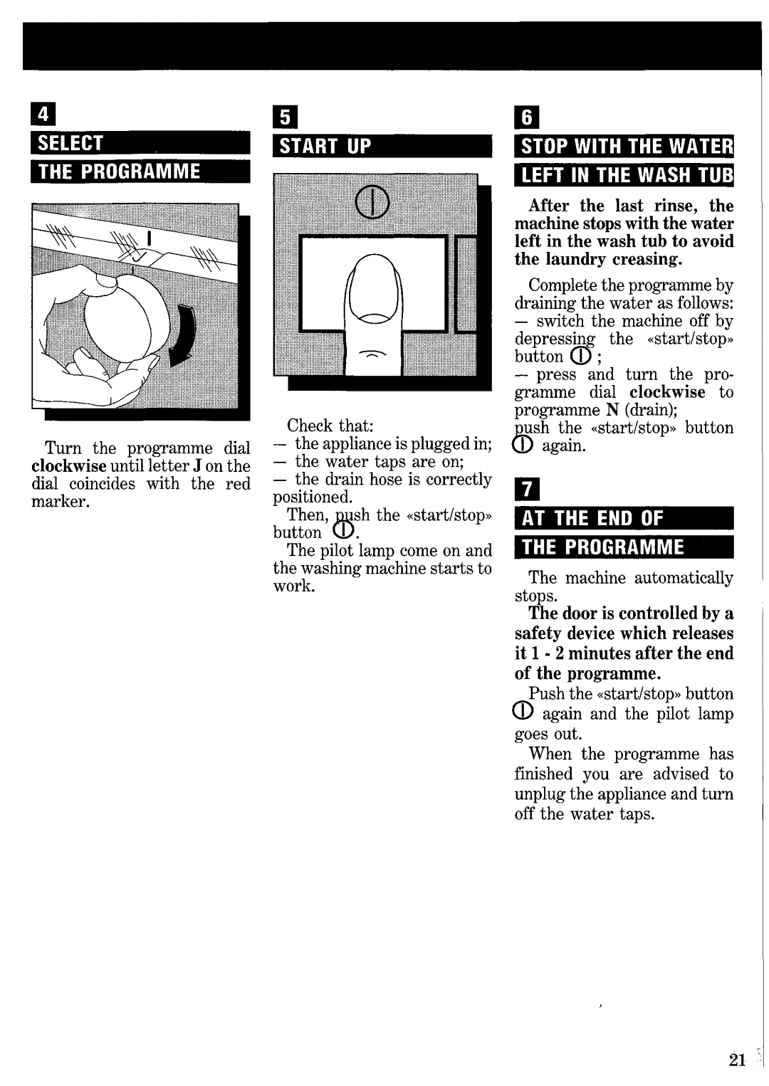 Zanussi FJ1040/A manual 