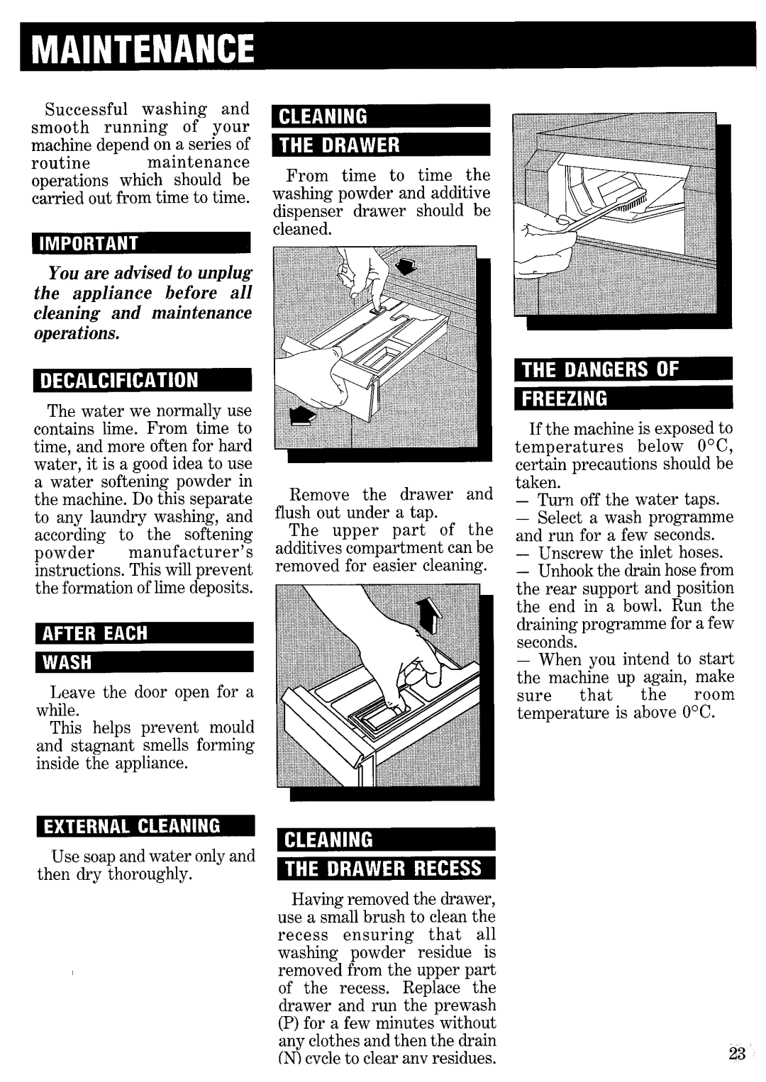 Zanussi FJ1040/A manual 