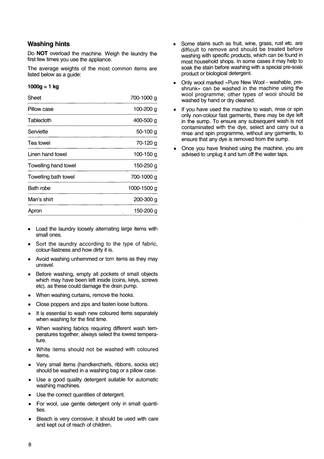 Zanussi FJ1094 AL manual 