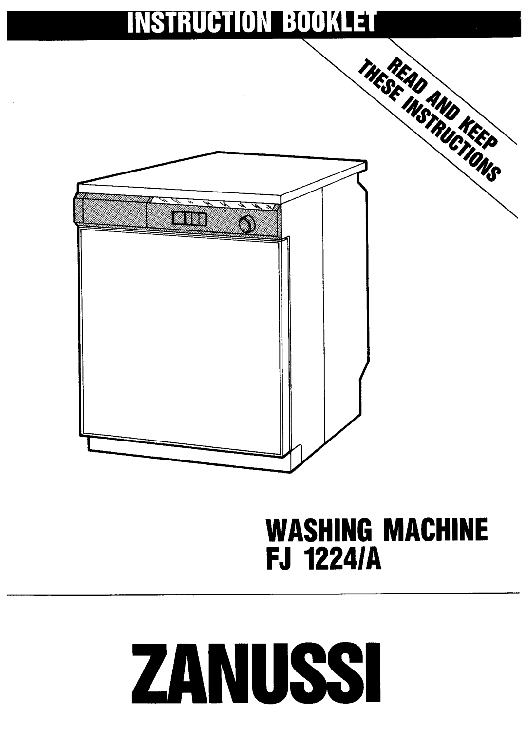 Zanussi FJ1224/A manual 