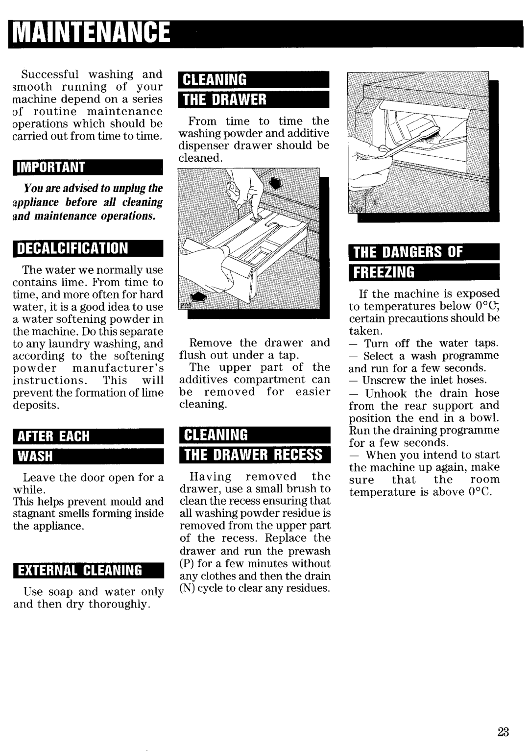 Zanussi FJ1224/A manual 