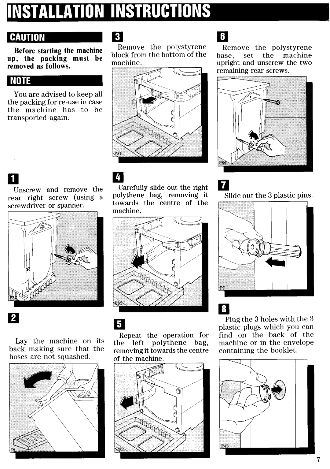 Zanussi FJ1224/A manual 