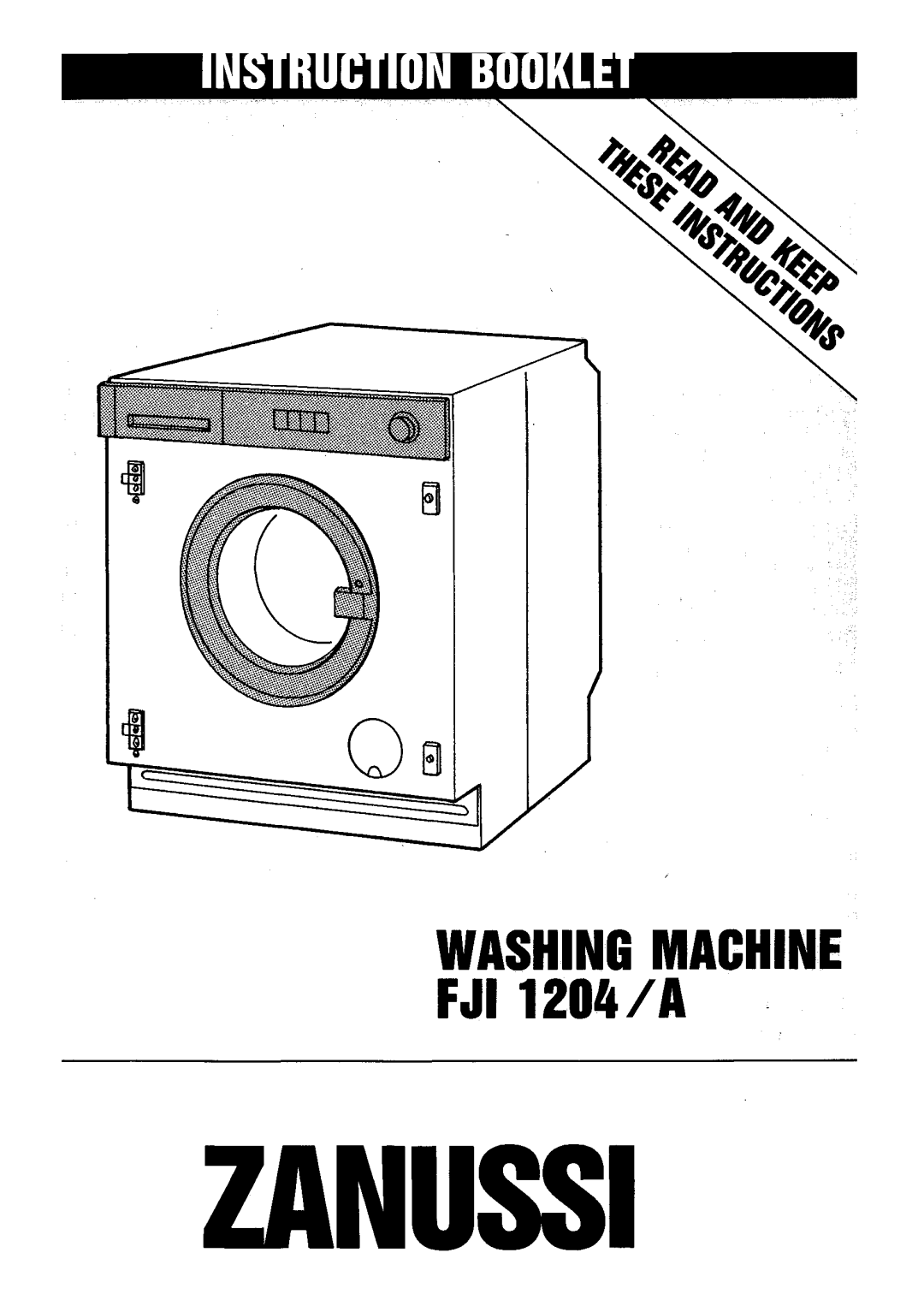 Zanussi FJi1204/A manual 