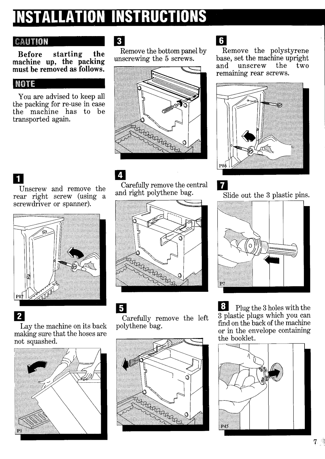 Zanussi FJi1204/A manual 