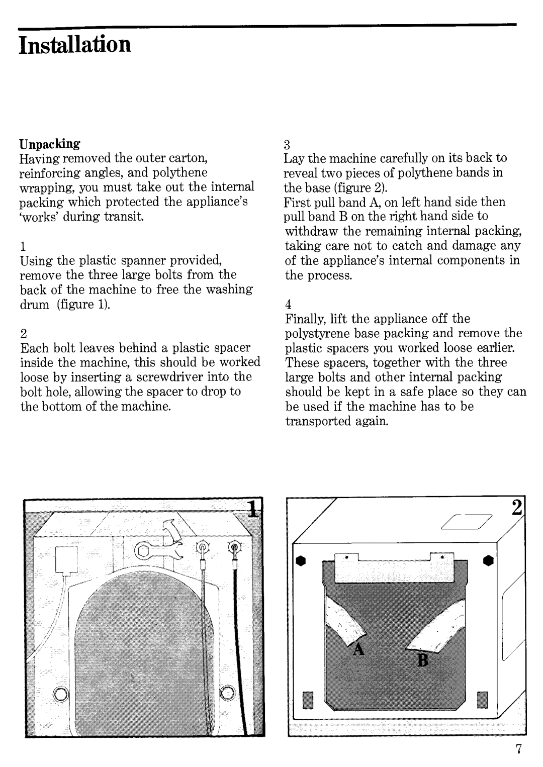 Zanussi FL 1016/A manual 