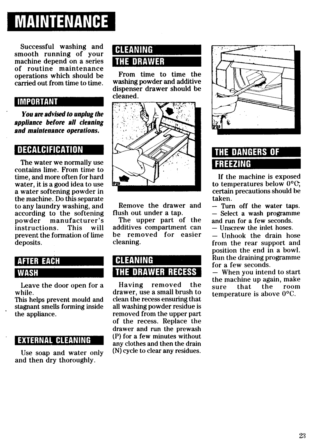 Zanussi FL 1032 manual 