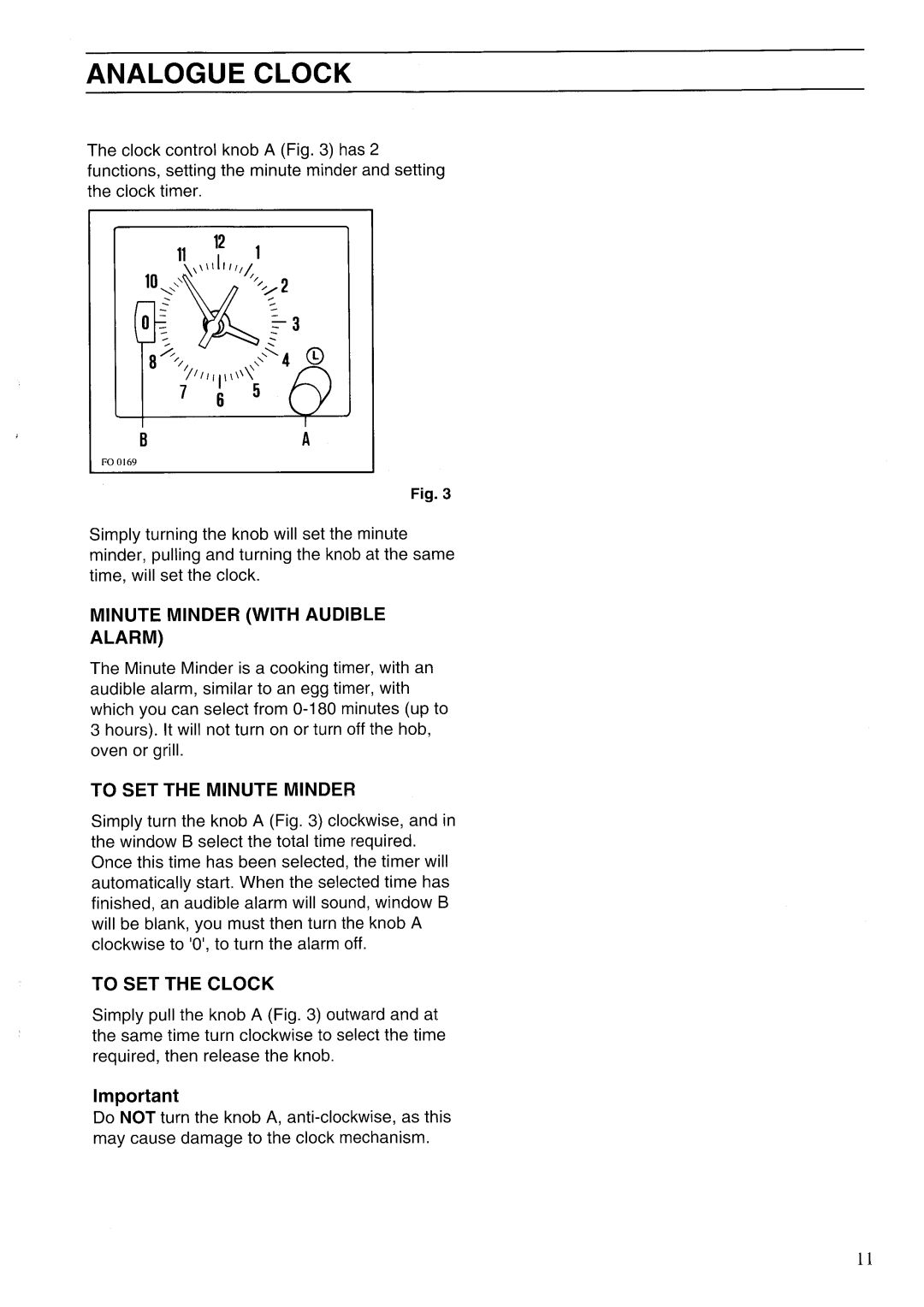 Zanussi GCF5621, GCF9621 manual 