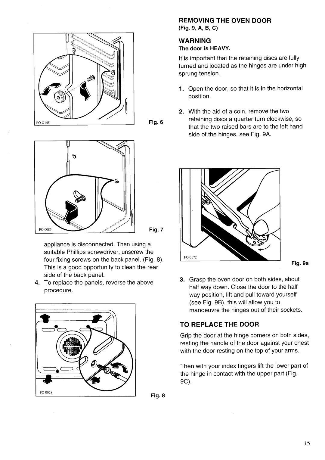 Zanussi GCF5621, GCF9621 manual 