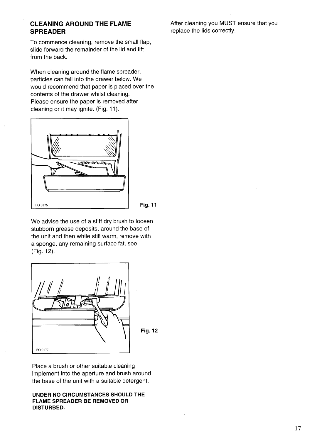 Zanussi GCF5621, GCF9621 manual 