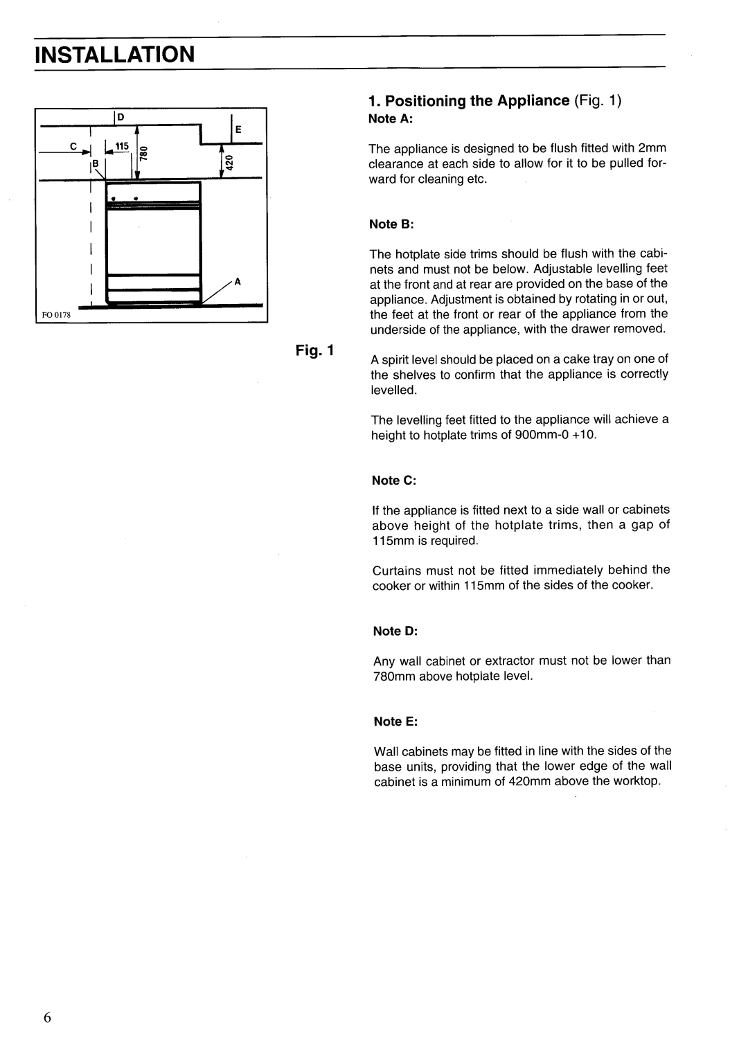 Zanussi GCF9621, GCF5621 manual 