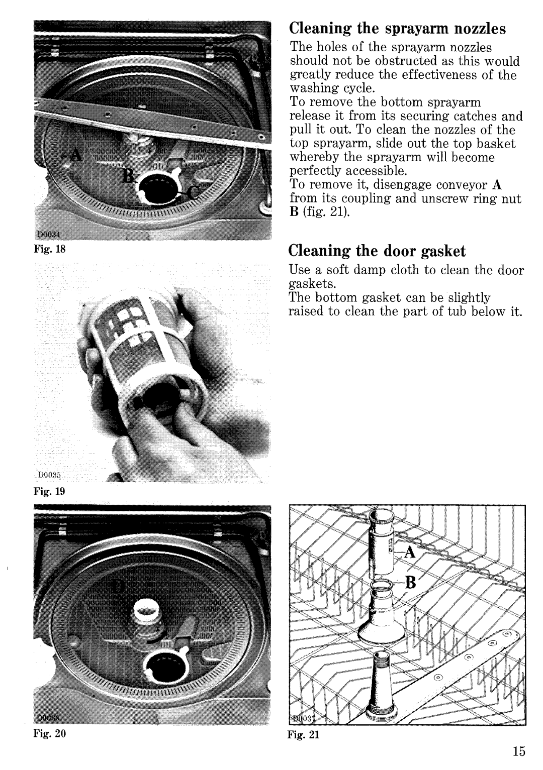 Zanussi ID 503, ID 500 manual 