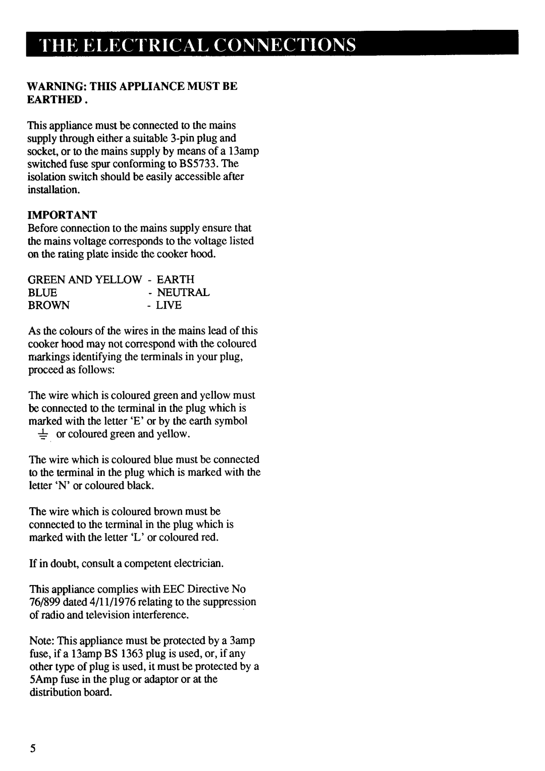 Zanussi IH6048B manual 