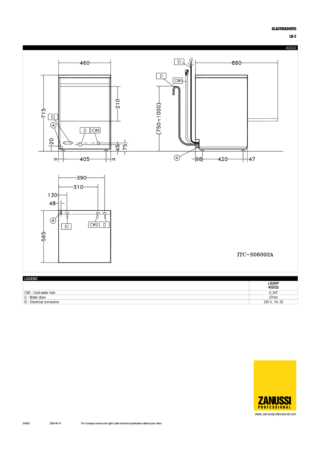 Zanussi LB2DP3, LB2N, LB2TOP, LB2WSDD, LB2DPDI, LB-2, LB2WSDPDI, LB2WP, 402063, 402066, 402020, 402065, 402021, 402062, 402064 402022 