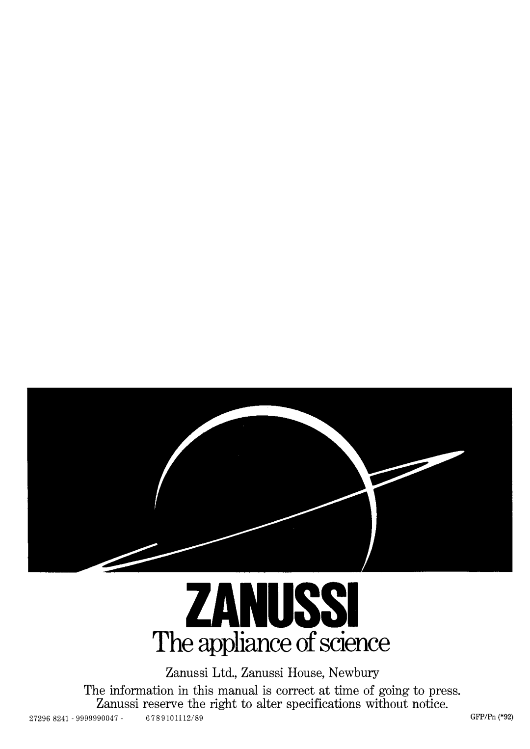 Zanussi MC 20 MG, MC 20 MB manual 