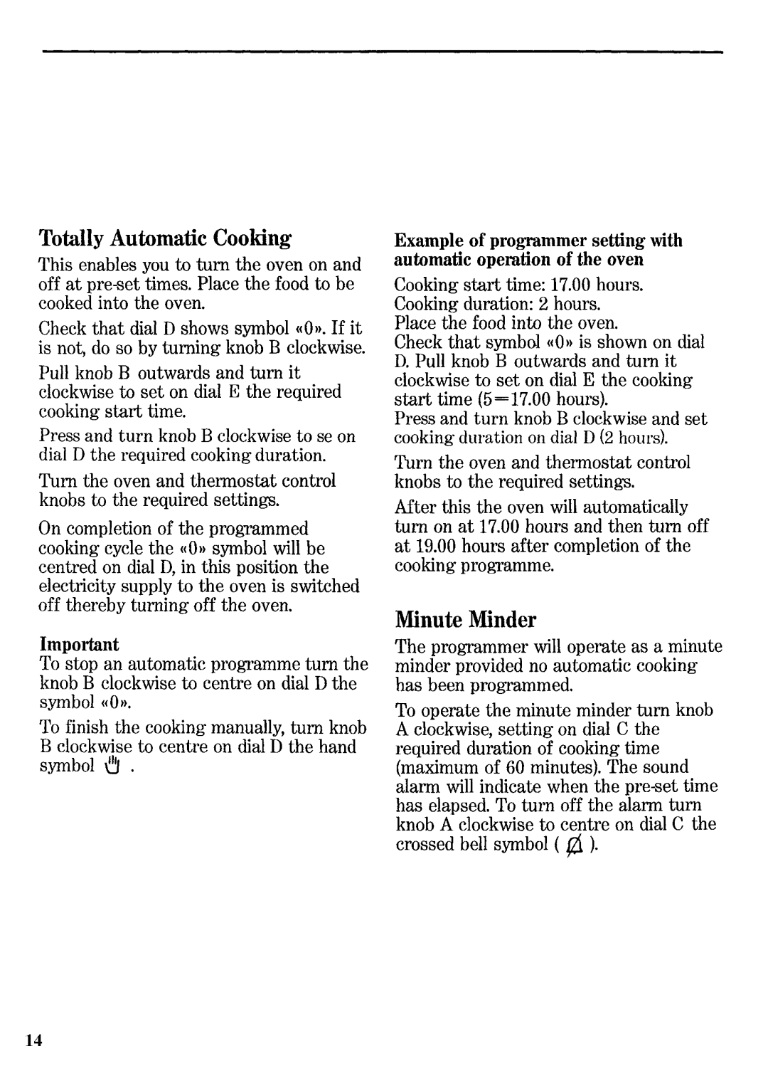 Zanussi MC 9634, MC 5634 manual 