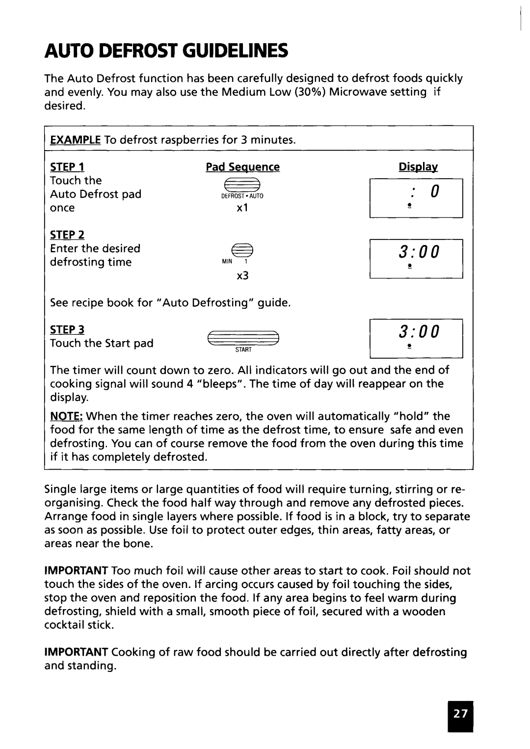 Zanussi MCE975 manual 