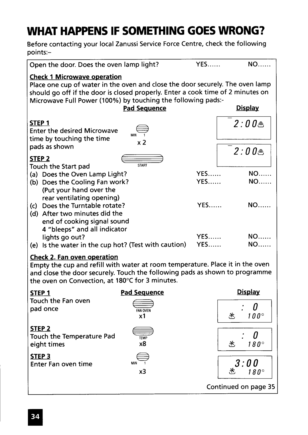 Zanussi MCE975 manual 