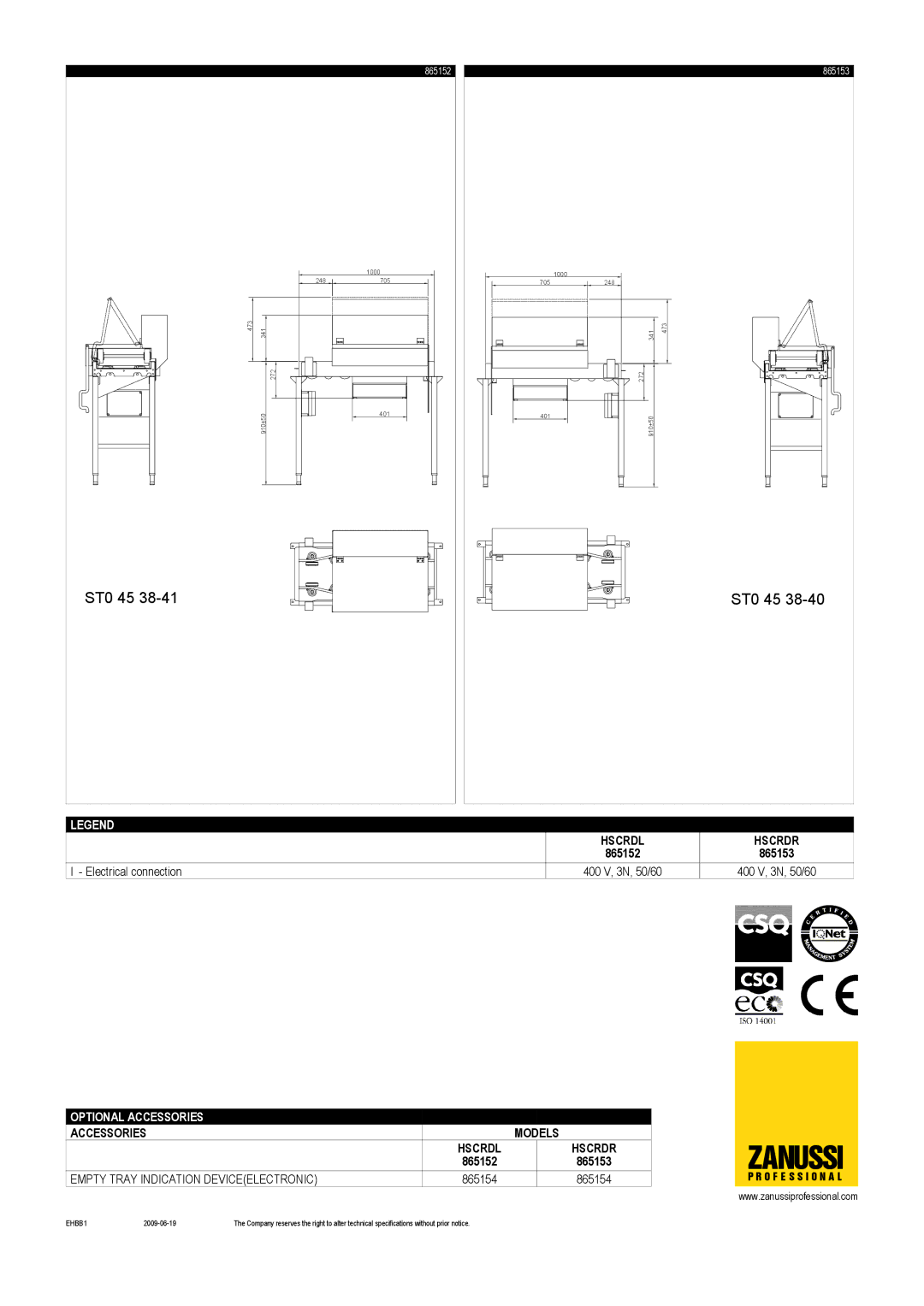 Zanussi METTF10XX, MFETF10XX dimensions Zanussi 