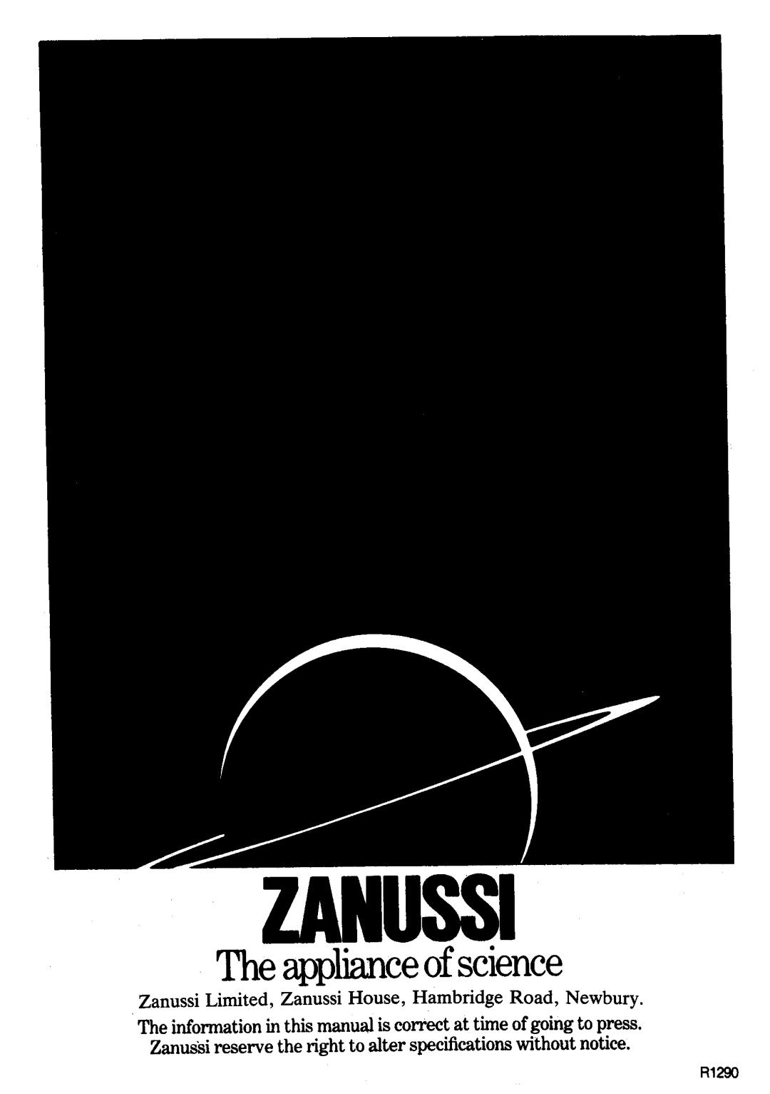 Zanussi MW155 manual 