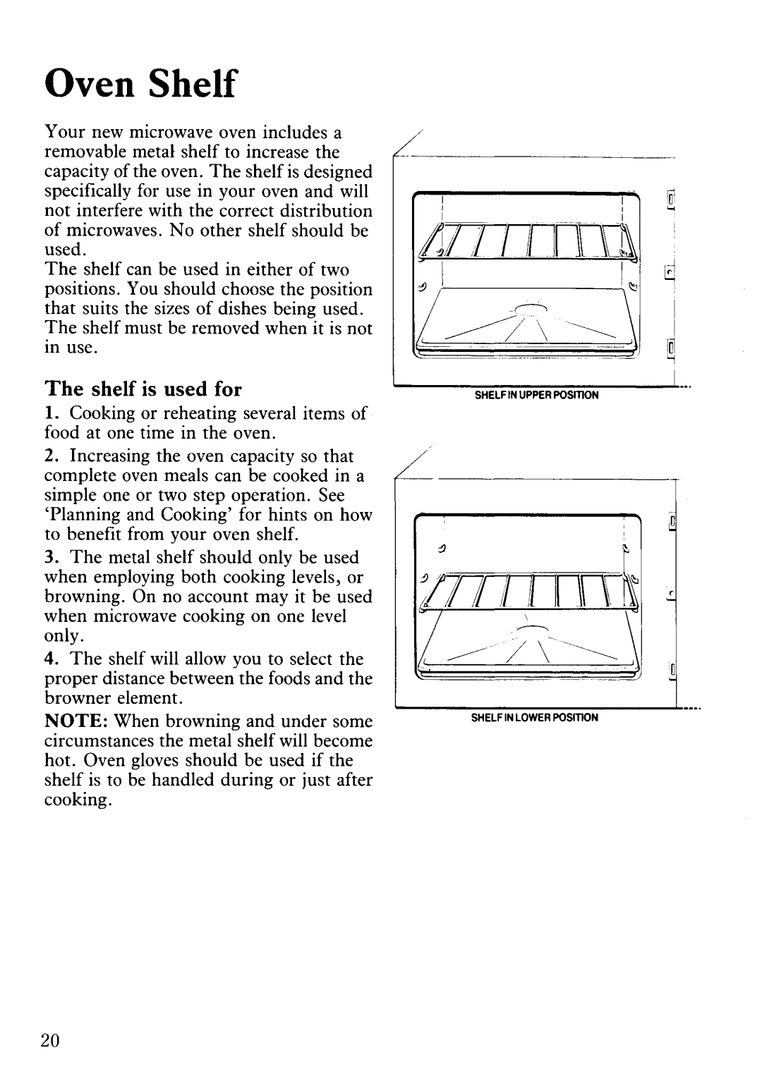 Zanussi MW1776 manual 