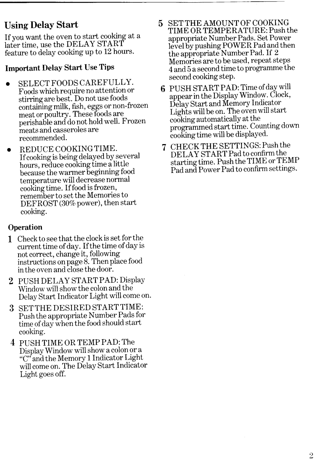 Zanussi MW2732 manual 