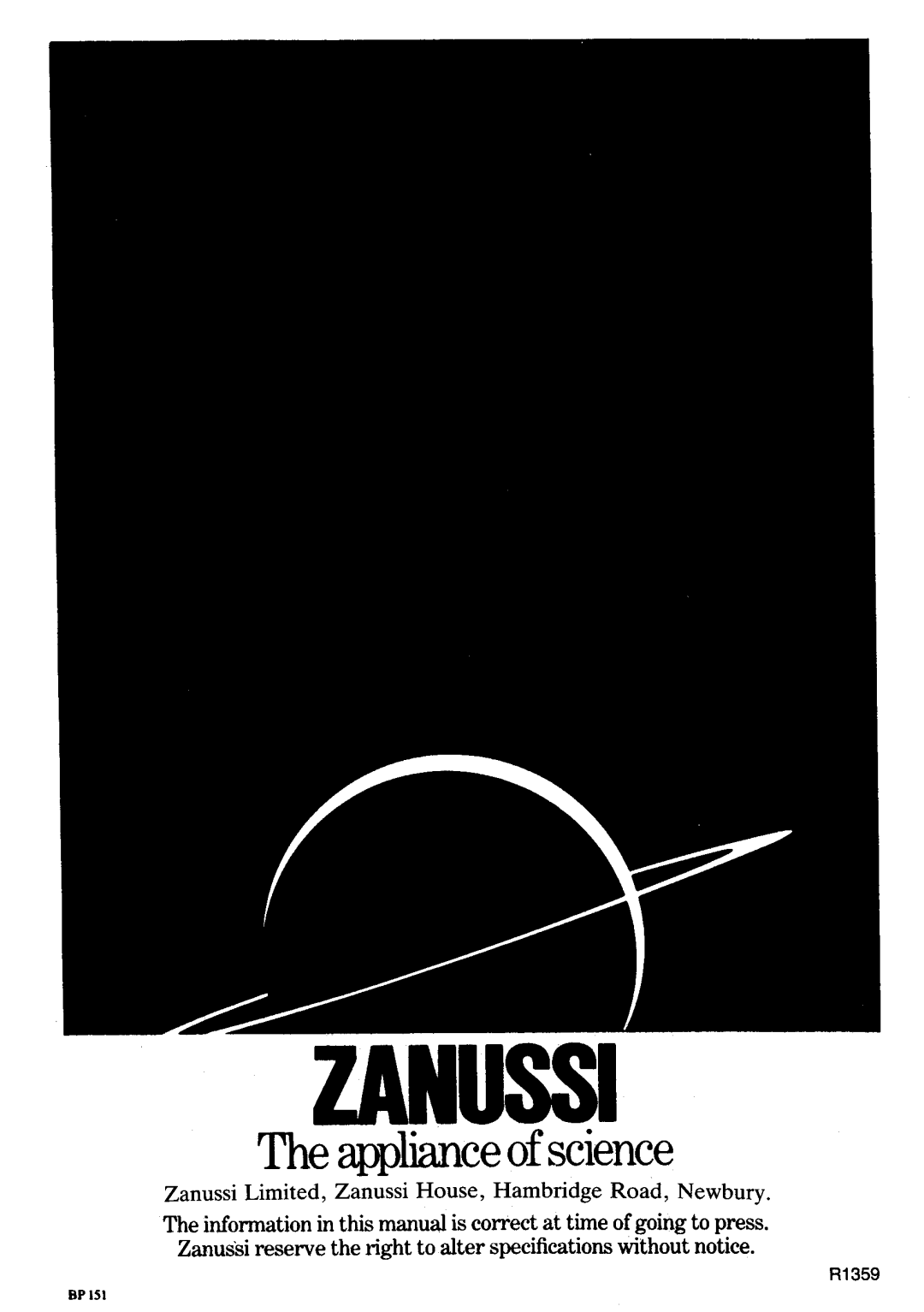 Zanussi MW282, MW182 manual 