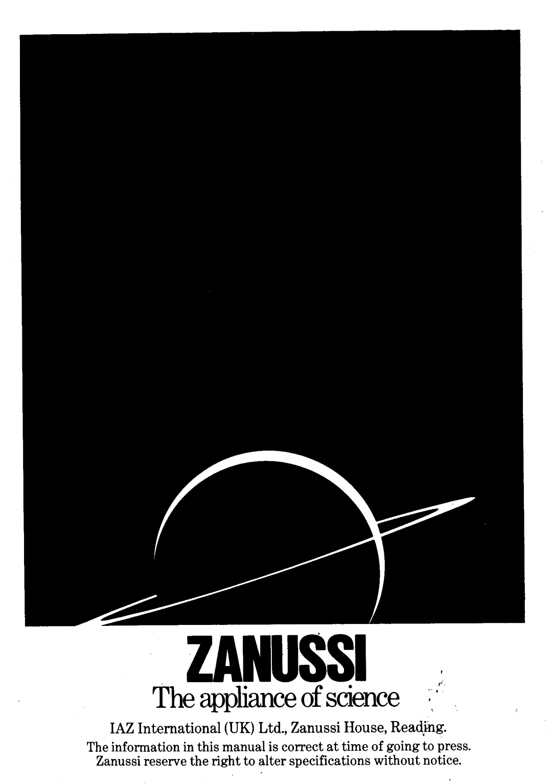 Zanussi MW632D manual 