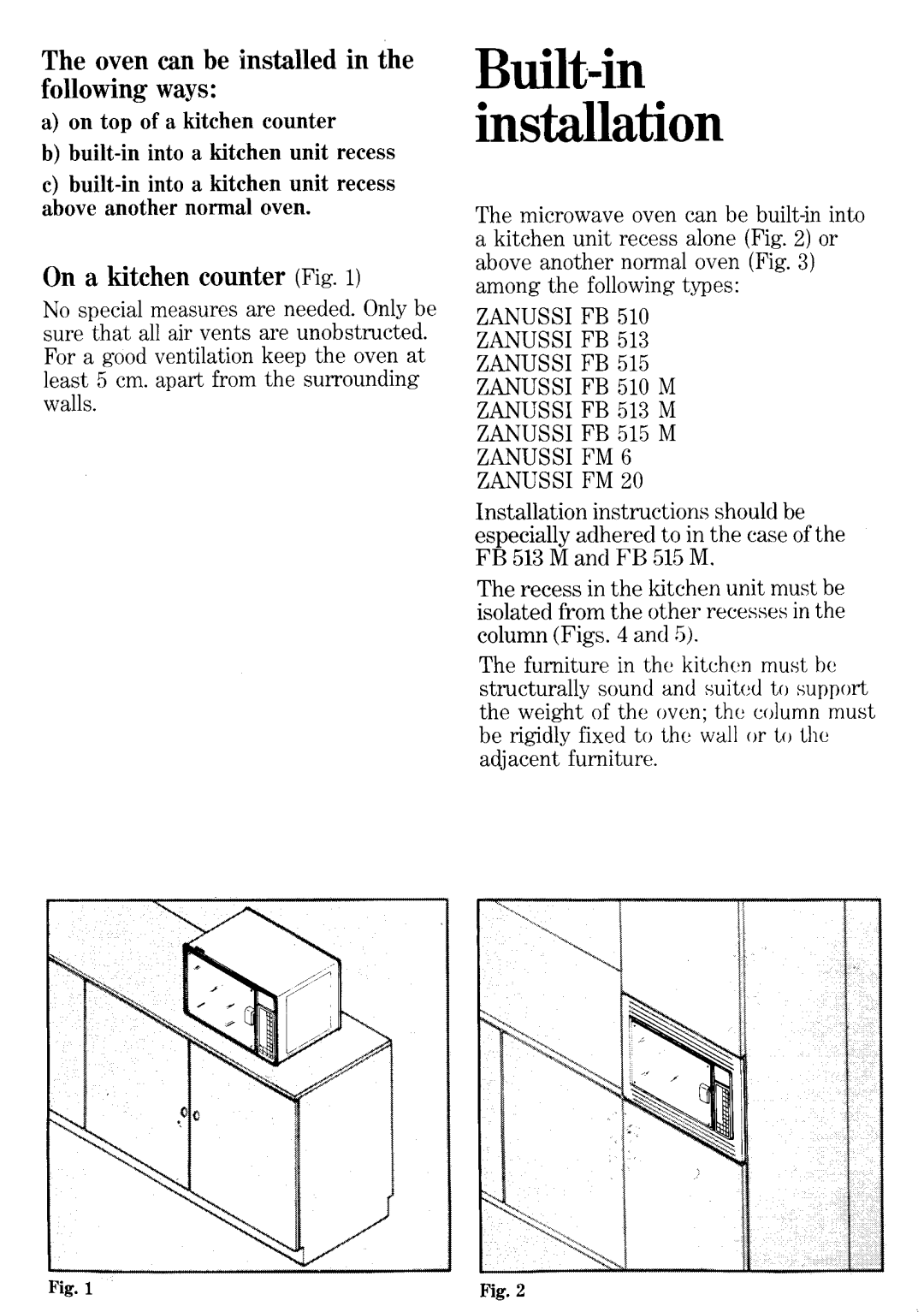 Zanussi MW632D manual 