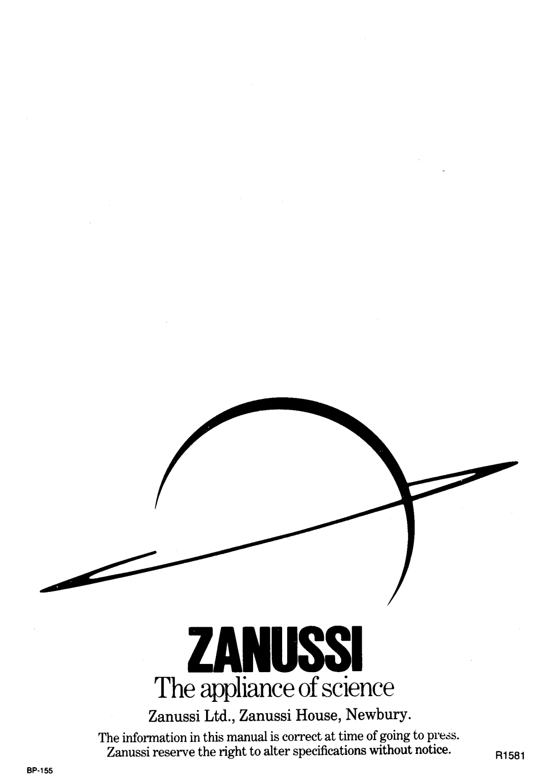 Zanussi MWi771 manual 