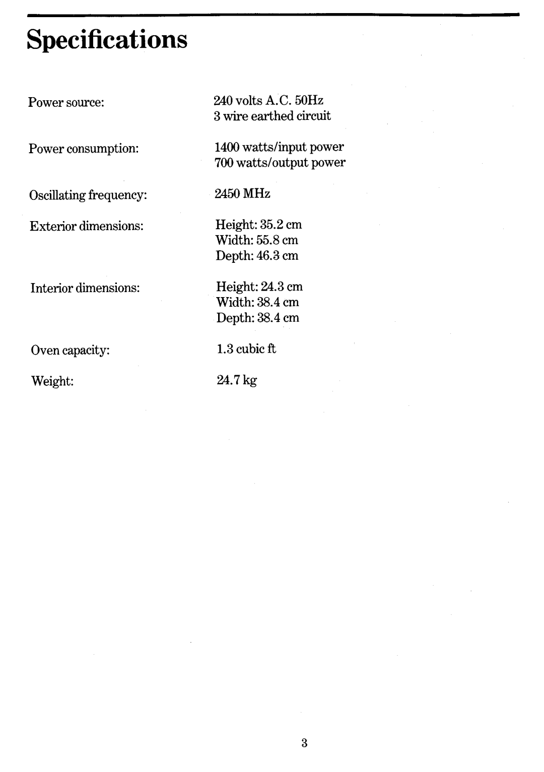 Zanussi MWi771 manual 