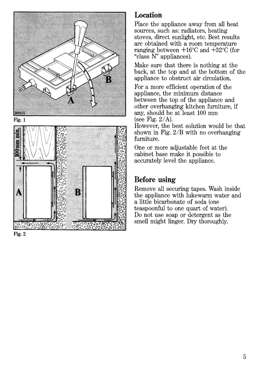 Zanussi RF 5602 manual 