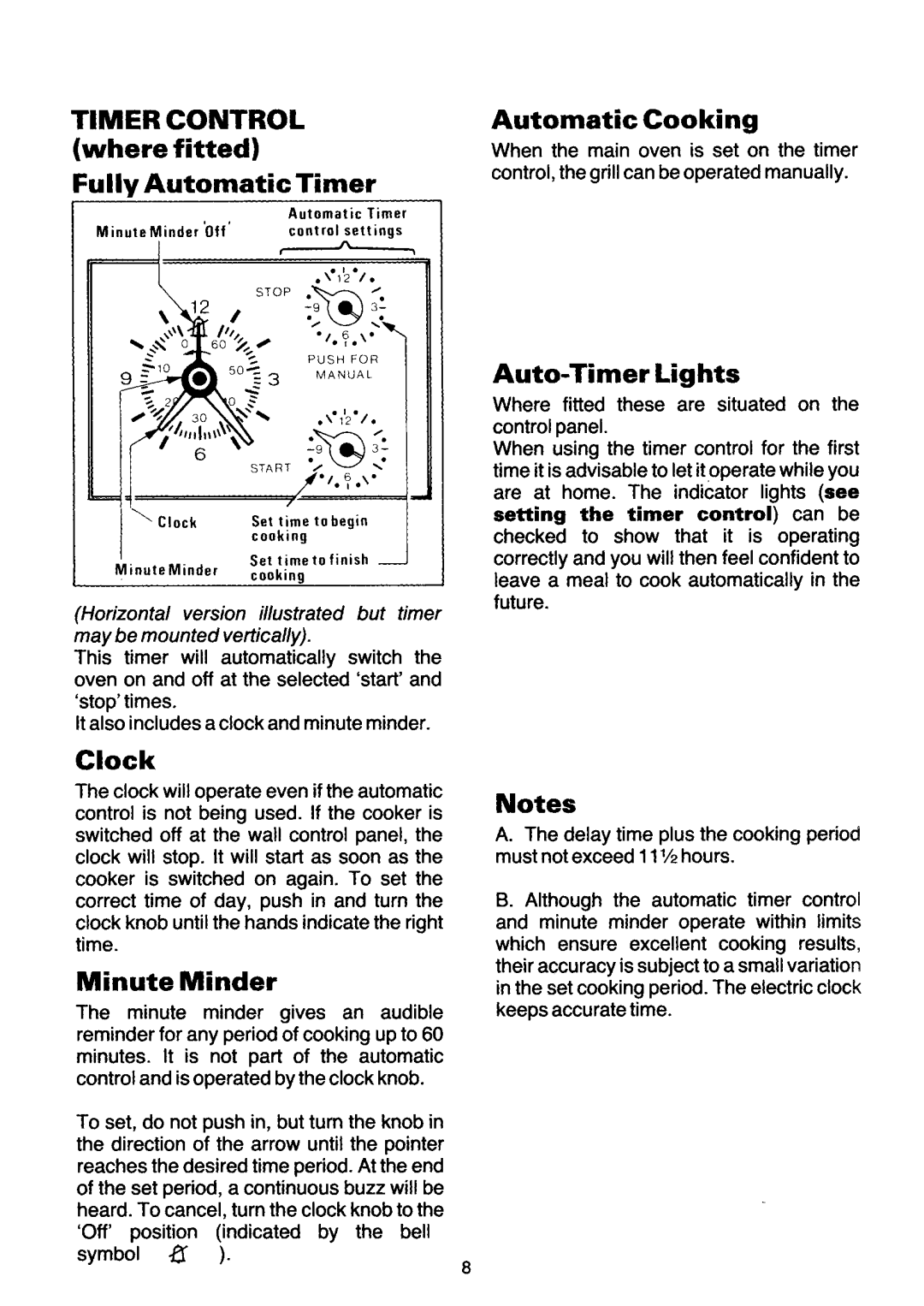 Zanussi SC9412, SC5412 manual 