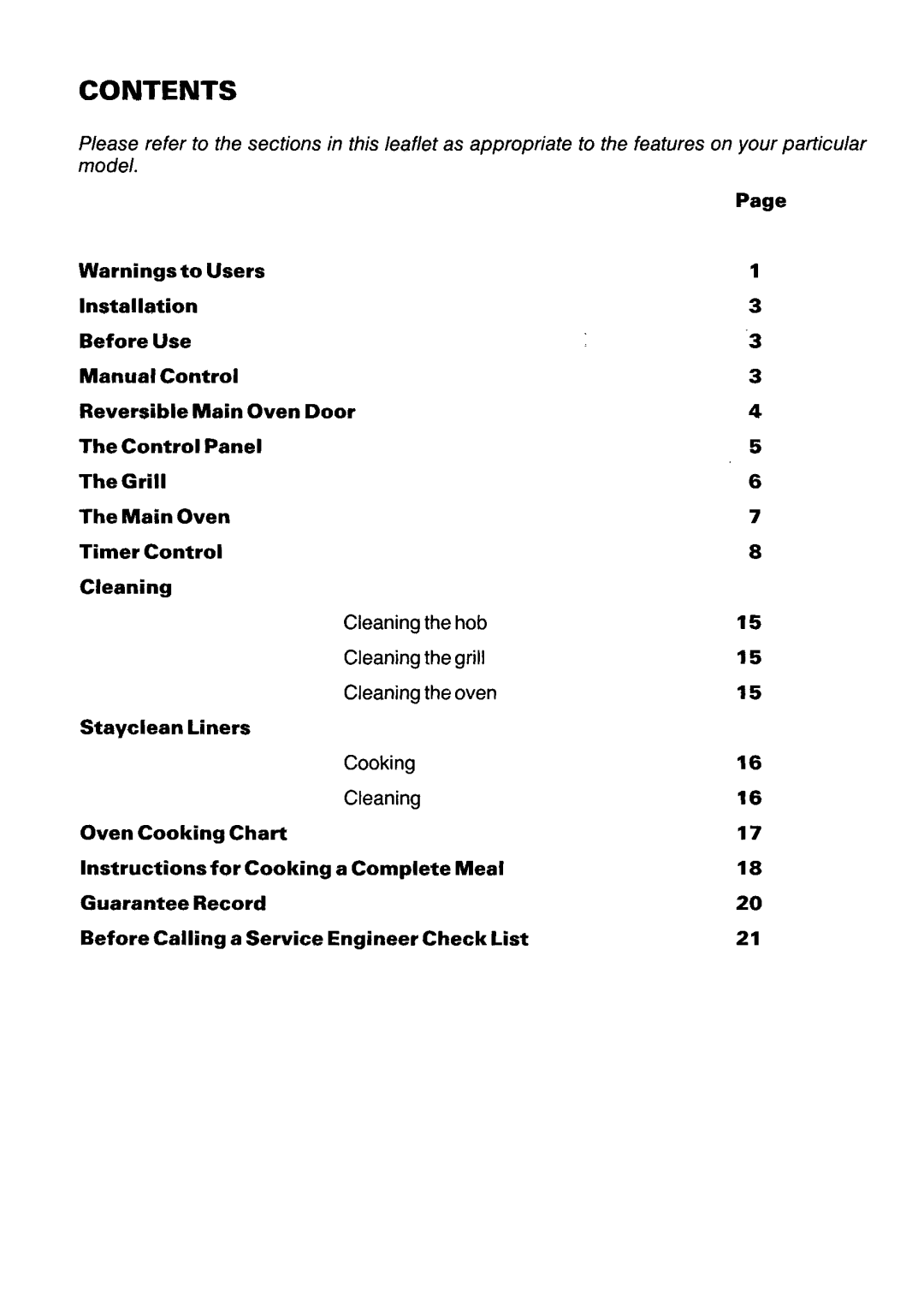 Zanussi SC9412, SC5412 manual 