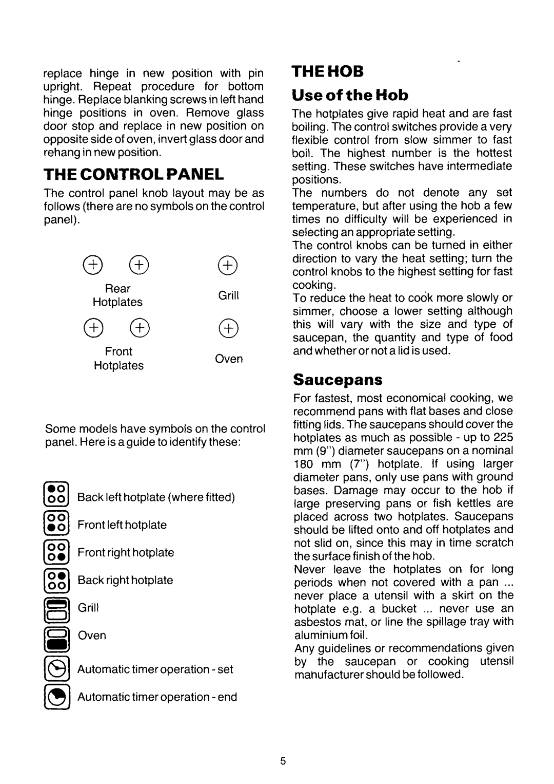 Zanussi SC5412, SC9412 manual 