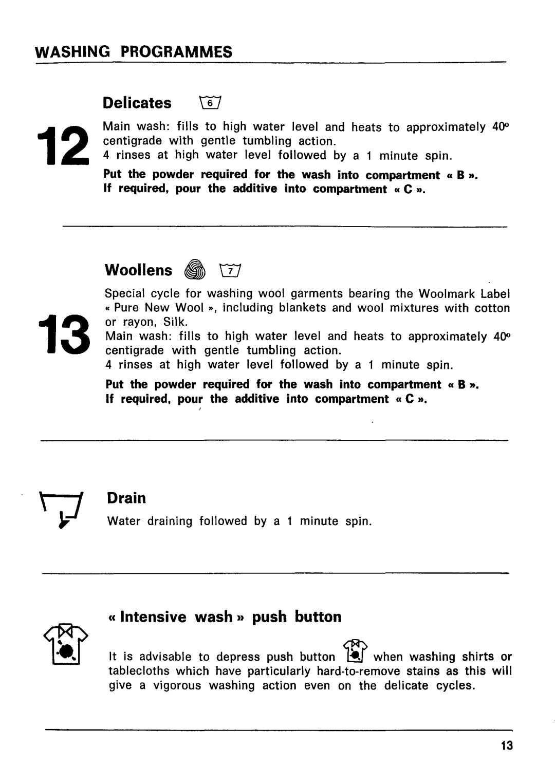 Zanussi SL 26 T manual 