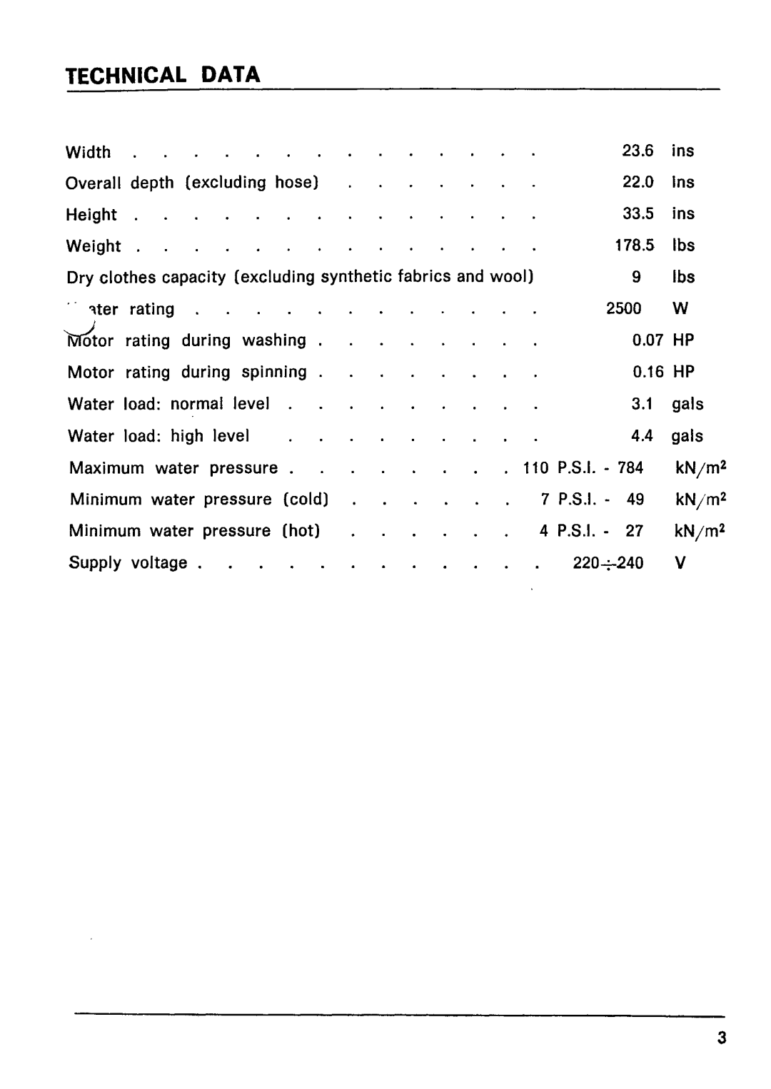 Zanussi SL 26 T manual 